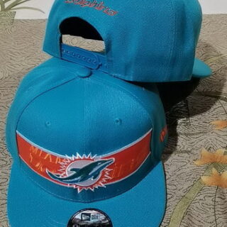 NFL Miami Dolphins Snapback Hat Teal