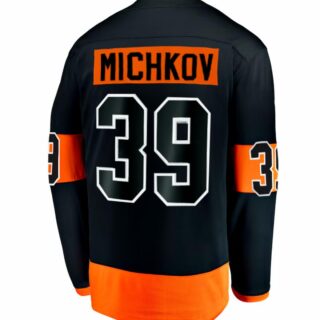 Men's Philadelphia Flyers #39 Matvei Michkov Black Jerseys