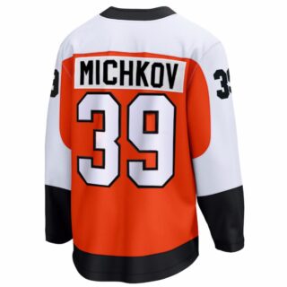 Men's Philadelphia Flyers #39 Matvei Michkov Orange Jerseys