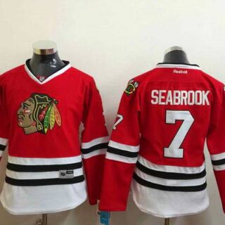 Women's Chicago Blackhawks #7 Brent Seabrook Red Jersey