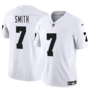 Youth Las Vegas Raiders #7 Geno Smith White 2025 F.U.S.E. Stitched Football Jersey