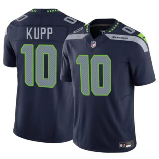 Youth Seattle Seahawks #10 Cooper Kupp Navy 2025 F.U.S.E Vapor Limited Stitched Football Jersey