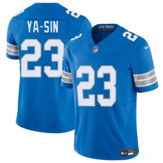 Men's Detroit Lions #23 Rock Ya-Sin Blue 2025 F.U.S.E. Vapor Limited Stitched Jersey