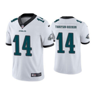 Men's Philadelphia Eagles #14 Dorian Thompson-Robinson White 2024 New F.U.S.E. Vapor Untouchable Limited Stitched Football Jersey