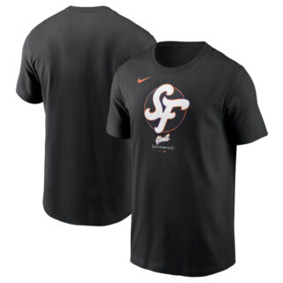 Men's San Francisco Giants Black 2025 City Connect Large Logo T-Shirt