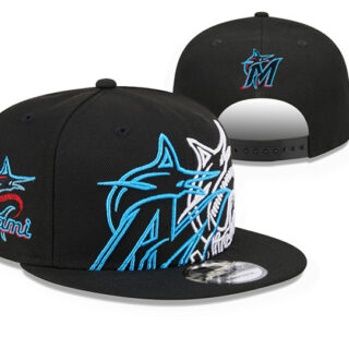 Miami Marlins 2025 Stitched Snapback Hats