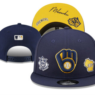 Milwaukee Brewers 2025 Stitched Snapback Hats