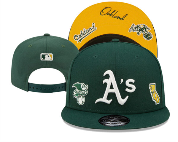 Oakland Athletics 2025 Stitched Snapback Hats