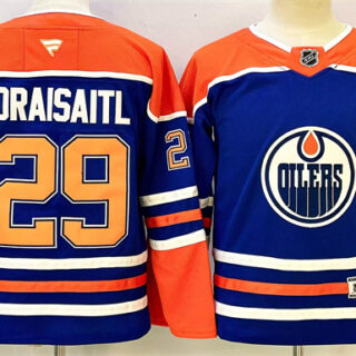 Youth Edmonton Oilers #29 Leon Draisaitl Royal 2024-25 Stitched Jersey