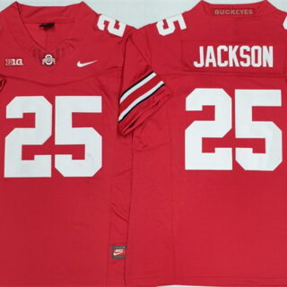 Men's Ohio State Buckeyes #25 Lamar Bo Jackson Red 2025 F.U.S.E. Limited Stitched Jersey